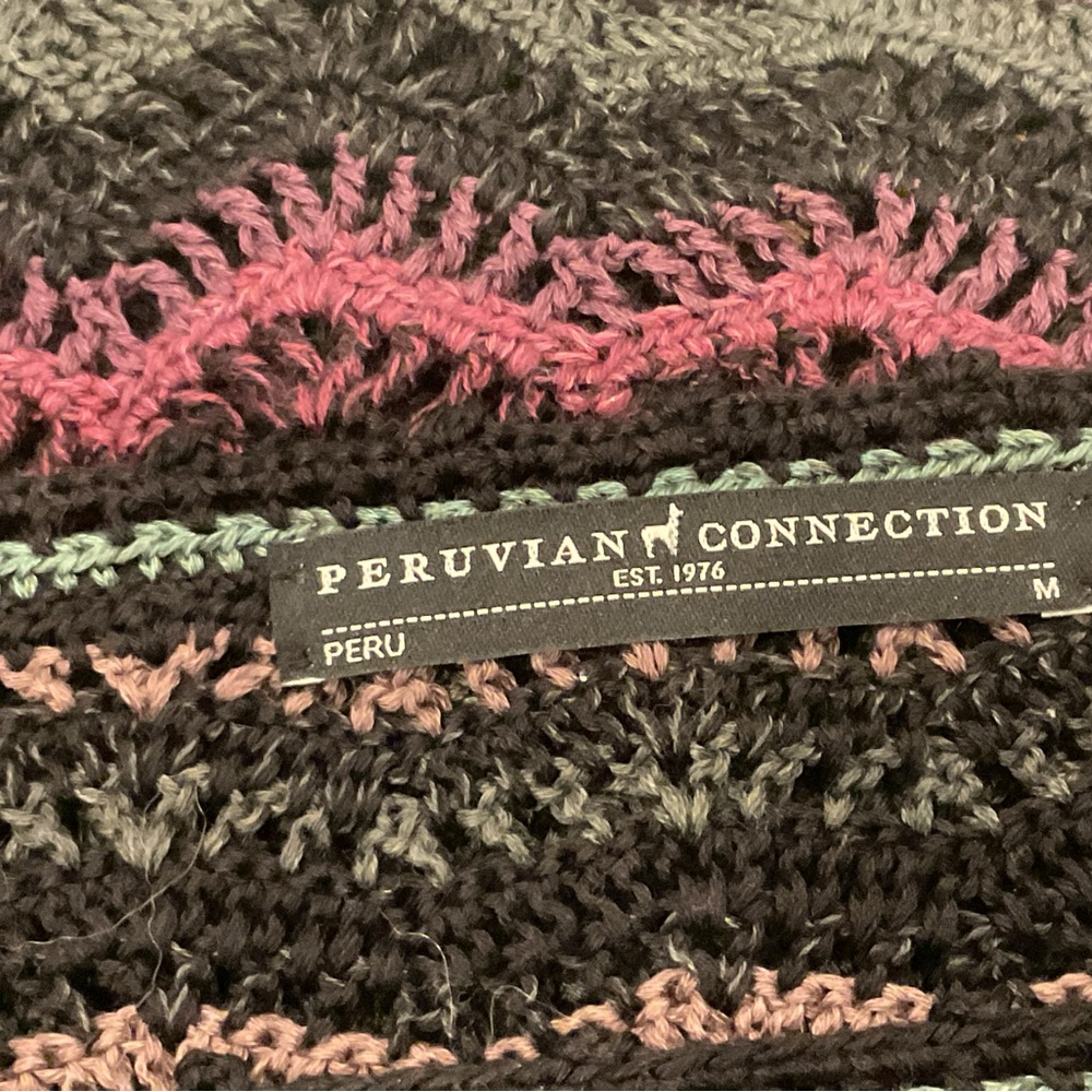 Peruvian Connection Vibrant Patterned Long Sleeve… - image 10